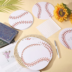 60 Stück 6 Stile Baseball-Papier-Geschenkanhänger&nbsp;CDIS-CA0001-17