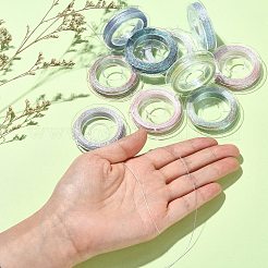 1 sol 10 rouleaux Cordons polyester métallisé 3 plis&nbsp;MCOR-CJ0001-06