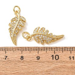 Pendenti in zirconi cubici trasparenti in micro pavè di ottone&nbsp;CU-CBA2907-08G