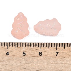 Perles en acrylique transparent mat&nbsp;OACR-P029-04B-03