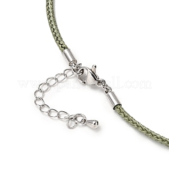 Fabrication de colliers en cordon tressé en nylon de 2.5 mm&nbsp;FIND-G095-01P-21