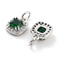 Pendentifs en laiton avec zircon&nbsp;KK-P271-33P