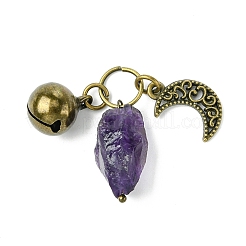Halsbandanhänger aus natürlichem Amethyst&nbsp;HJEW-PH01731