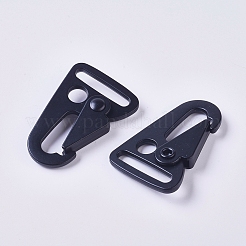 Ganci per clip per bocca allargati in lega di zinco&nbsp;LS-PALLOY-WH0067-80