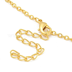 Braccialetti con ciondoli a goccia con pavé di ottone placcato a cremagliera con zirconi trasparenti&nbsp;BJEW-P333-01G