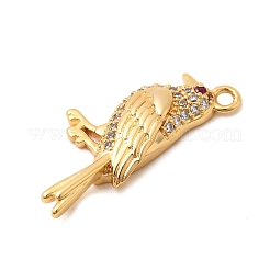 Colgante micropavé cubic zirconia de latón&nbsp;KK-C117-08G