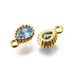 Pendentifs en laiton zircon cubique pavé&nbsp;KK-V011-21G-B
