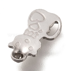 Anlaufgeschützte Charms aus Edelstahl 201&nbsp;STAS-B001-43P