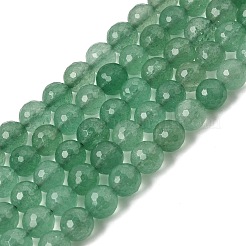 Naturales verdes fresa de cuarzo hebras de abalorios&nbsp;GG-CBA0166-A02-8mm