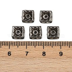 Messing Strass Zwischen perlen&nbsp;RB-A013-7x7-01B