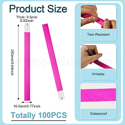 Bracelets jetables en papier lumineux&nbsp;BJEW-TAC0075-001C