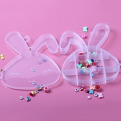 9 grilles boîtes de rangement en plastique en forme de lapin&nbsp;X-ANIM-PW0001-115