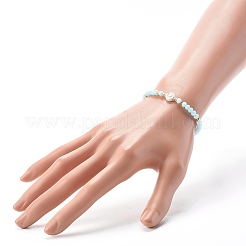 Perle di vetro si estendono braccialetti&nbsp;BJEW-JB06576-03