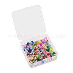 Con accessori in ferro e fermagli a moschettone in acciaio inossidabile 304&nbsp;HJEW-TA0001-03P