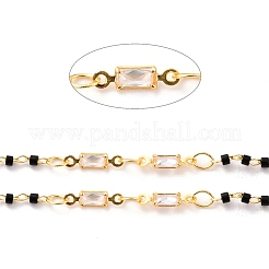 Chaînes de perles en laiton faites à la main de 3.28 pied&nbsp;X-CHC-C019-02