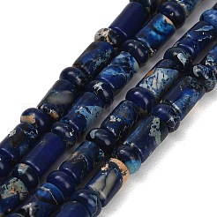 Brins de perles de jaspe impérial synthétique teint&nbsp;GG-CBAA20A-02D