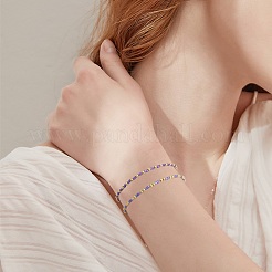 2 Stück 2 Stile Boho Glas Saatperlen Stretch-Armband-Sets&nbsp;BJEW-SW001587