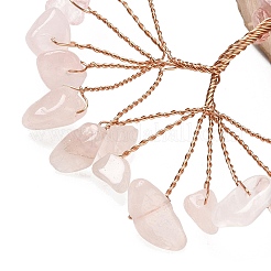 Copeaux de quartz rose naturel décorations arbre de vie&nbsp;GG-CBAEDF6-01I