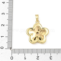 Pendentifs de zircone cubique en laiton micro pavé saint valentin&nbsp;KK-F939-02A-G