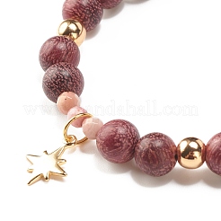 Bracelet extensible en hématite synthétique&nbsp;BJEW-JB07929