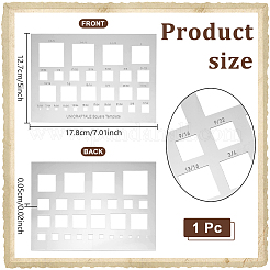 Schablone aus Edelstahl 304&nbsp;DIY-WH0816-098B-P