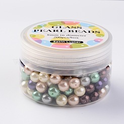 Set di perline di perle di vetro&nbsp;HY-JP0001-03-G