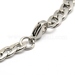 Catena a maglie/braccialetti a catena intrecciata in acciaio inossidabile 304 anti-ossidazione&nbsp;STAS-A028-B123P