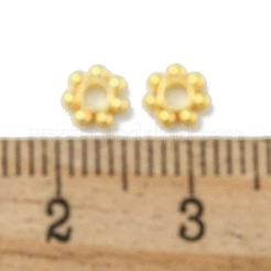 Perline distanziatrici in lega di zinco per placcatura a cremagliera&nbsp;FIND-T071-04G-B02