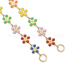 Armband aus Edelstahl 304 mit Emaille&nbsp;AJEW-JB01630