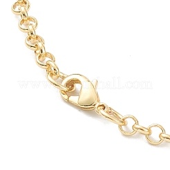Collar de cadena de latón rolo&nbsp;MAK-F036-01G