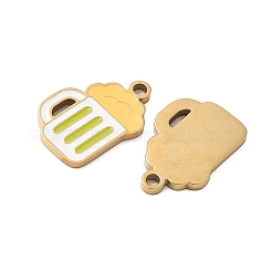 Pendentifs en acier inoxydable 304 émaillés&nbsp;X1-STAS-G360-04G-09