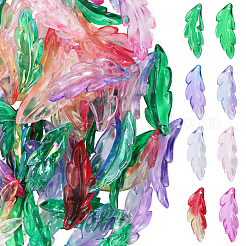 120pcs 8 Farben Plastikanhänger plastic&nbsp;FIND-SC0020-73