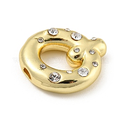 Messing micro pave klare zirkonia anhänger&nbsp;KK-E093-04G-Q