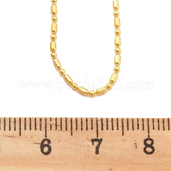 Collane in ottone a catena a sfera&nbsp;KK-P304-03G