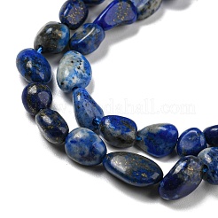 Natürlicher Lapislazuli Perlenstränge&nbsp;G-P497-01A-14
