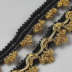 Bordure en dentelle de polyester en filigrane&nbsp;OCOR-WH20050-001A