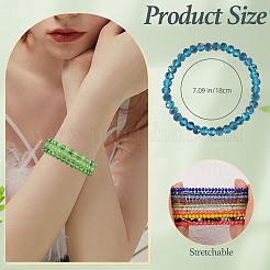 20 Stück Glasperlen-Armbänder&nbsp;BJEW-SW001599-01