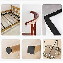 Tappetino adesivo in schiuma antiscivolo nero per mobili&nbsp;AJEW-BC0005-34