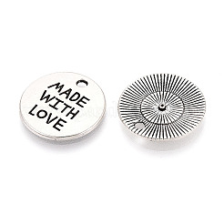 Pendentifs en alliage de style tibétain&nbsp;TIBEP-S298-023AS-LF
