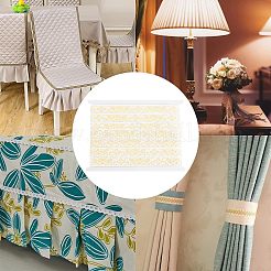 Polycotton-Bänder mit Stickerei im ethnischen Stil&nbsp;OCOR-WH0066-22B