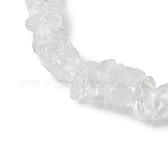 Stretch-Armbänder aus natürlichen Quarzkristallsplittern für Frauen&nbsp;BJEW-JB11343-06
