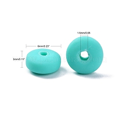 Chapelets de perle en pâte polymère manuel&nbsp;X-CLAY-N008-008G