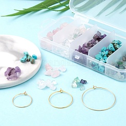 Kits de fabricación de pendientes diy&nbsp;DIY-FS0001-84