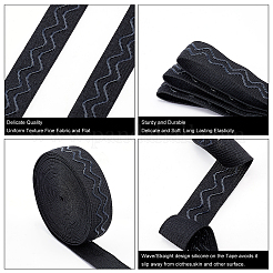 Bande élastique silicone polyester transparente anti-dérapante&nbsp;SRIB-WH0011-031A-01