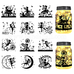 12 Silhouettenpapier&nbsp;AJEW-WH0345-0003