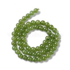 Natürliche weiße Jade perlen Stränge&nbsp;G-I334-06A