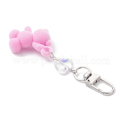 Décoration pendentif ours en acrylique&nbsp;HJEW-JM04201