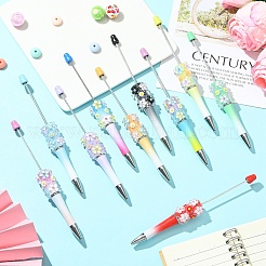 10 penna con perline in plastica a forma di fiore&nbsp;FIND-YW0008-56