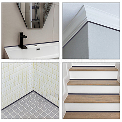 PVC selbstklebende flexible Formleiste&nbsp;DIY-CP0011-89B-03