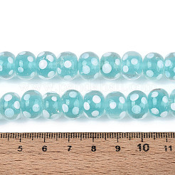 Perles vernissées manuelles&nbsp;LAMP-T022-12C